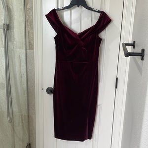 Velvet like dress
